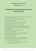 ENGR 482&colon; Test 03 Exam Questions With Correct Answers
