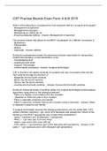 CST Practice Boards Exam Form A & B 2019