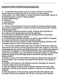 CompTIA CYSA&plus; CS0-002 Practice Questions with correct answers 2022