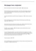 Mortgage loan originator