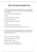  GED&reg; TEST SOCIAL STUDIES TEST QUESTIONS AND ANSWER 2024