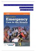 TEST BANK For Nancy Caroline&rsquo;s Emergency Care in the Streets&comma; 8th Edition by Nancy Caroline&comma; Verified Chapters 1 - 53&comma; Complete Newest Version