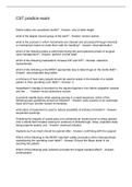 CST practice exam