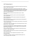 CST Practice Exam A