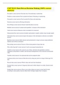 C207 WGU Data Driven Decision Making &lpar;100&percnt; correct answers&rpar;