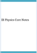 IB Physics Core Notes Expert Answers Recommends