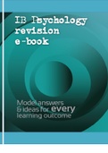 IB Diploma Psychology revision e-book.