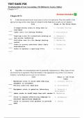 Test Bank - for  Fundamentals of Cost Accounting&comma; 7th Edition by Lanen&comma; Maher&comma; All Chapters 1-17 &vert;Complete Guide A&plus;