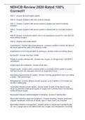 NDHCB REVIEW 2025 UPDATE QUESTIONS AND ANSWERS RATED 100&percnt; CORRECT&excl;&excl;