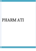 PHARMACOLOGY  ATI PROCTURED QUESTIONA AND ANSWERS ALREADY GRADED A