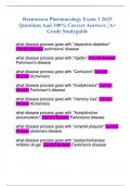 Rasmussen Pharmacology Exam 1 2025 Questions And 100&percnt; Correct Answers &vert; A&plus; Grade Studyguide