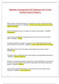 Medicare Licensing Exam NC&sol; Questions with Correct Verified Answers&sol; Rated A&plus; 