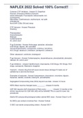 NAPLEX 2022 Solved 100&percnt; Correct&excl;&excl;