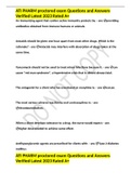 ATI PHARM proctored exam Questions and Answers Verified Latest 2023 Rated A&plus; 