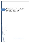 NR 228 EXAM 1 STUDY GUIDE/ REVIEW