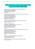 PHRca All Functional Areas-with 100&percnt;  verified solutions-2023-2024
