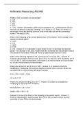 Arithmetic Reasoning ASVAB