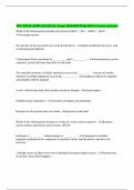 IVY TECH APHY 101 FINAL Exam 2024&sol;2025 With 100&percnt; Correct Answers