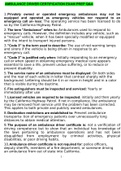 AMBULANCE DRIVER CERTIFICATION EXAM BUNDLE QUESTIONS AND ANSWERS 100&percnt; BEST FOR EXAM PREP GRADED A&plus;