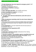 AMBULANCE DRIVER TEST CA QUESTIONS AND ANSWERS GRADED A&plus;