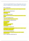 HESI ADULT HEALTH 2 ACTUAL EXAM COMPLETE QUESTIONS AND  CORRECT ANSWERS &lpar;VERIFIED ANSWERS&rpar; &vert;ALREADY GRADED A&plus;&vert;  LATEST UPDATE 