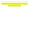 NURS-6521N-3&sol;NURS-6521C-3-Advan ced Pharmacology
