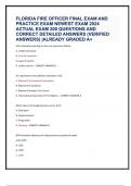 FLORIDA FIRE OFFICER FINAL EXAM AND  PRACTICE EXAM NEWEST EXAM 2024  ACTUAL EXAM 200 QUESTIONS AND  CORRECT DETAILED ANSWERS &lpar;VERIFIED  ANSWERS&rpar; &vert;ALREADY GRADED A&plus; Each individual reporting to only one supervisor defines&colon;