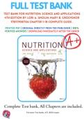 Test Bank For Nutrition: Science and Applications 4th Edition By Lori A. Smolin; Mary B. Grosvenor 9781119087106 Chapter 1-18 Complete Guide .