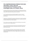 PN COMPREHENSIVE PREDICTOR 2023 with NGN&comma; Comp&comma; VATI PN Comprehensive Predictor &lpar;175&rpar;&comma; Greenlight exam&comma; GL Predict&comma; Done