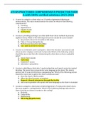 ATI RN PROCTORED COMPREHENSIVE PREDICTOR FORM A-with 100&percnt; verified solutions-2023-2024