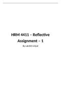 Human Resource Management Assignments