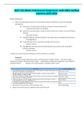 ACCT 212 Week 4 Homework Assignment -with 100&percnt; verified solutions-2023-2024