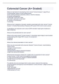 Colorectal Cancer &lpar;A&plus; Graded&rpar;