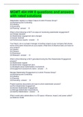 MGMT 404 HW 8 questions and answers with rated solutions