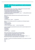 MGMT 404 Final questions and answers graded A&plus;