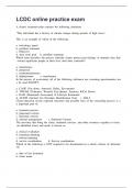 LCDC online practice exam