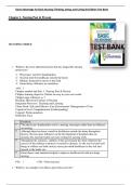 Davis Advantage for Basic Nursing&colon; Thinking&comma; Doing&comma; and Caring 3rd Edition Test Bank by Leslie S&period; Treas&rpar;&comma; Karen L&period; Barnett&comma; Mable H&period; Smith 