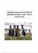 HRM2605 Assignment 6 &lpar;COMPLETE ANSWERS&rpar; Semester 2 2024 - DUE 25 October 2024&semi; 100&percnt; TRUSTED Complete&comma; trusted solutions and explanations&period; 