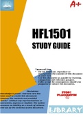 HFL1501 STUDY GUIDE