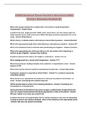CCMA National Exam Practice Questions With Correct Answers Graded A&plus;