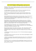 ACE LEO Module 1&lpar;108 questions and answers&rpar;