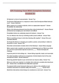 CPI Bundled Exams With Complete Solution Graded A&plus;&lpar;everything you need is here&rpar;