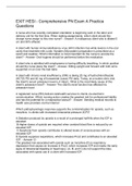 EXIT HESI - Comprehensive PN Exam A Practice Questions