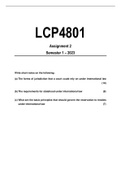 LCP4801 Assignment 2 Semester 1 2023