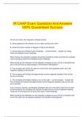  IR CAAP Exam Questions And Answers 100&percnt; Guaranteed Success&period;