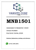 MNB1501 Assignment 2 Semester 1 2023
