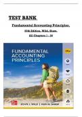 Solution Manual for Fundamental Accounting Principles&comma; 25th Edition by John Wild & Ken Shaw&comma;  All Chapters 1 to 26 complete Verified editon