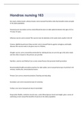 Hondros nursing 163  exam 2023 with 100&percnt; correct answers