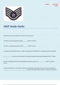 SSGT Study Guide Questions and answers