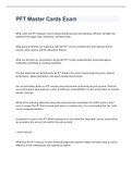  PFT Master Cards EXAM 2023 WITH 100&percnt; CORRECT ANSWERS